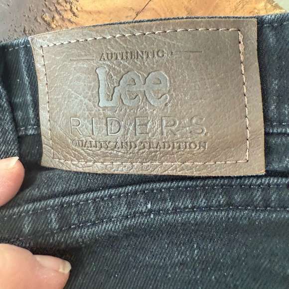 Men's LEE Riders Comfort Stretch Black Jeans 36x30 - Picture 6 of 8